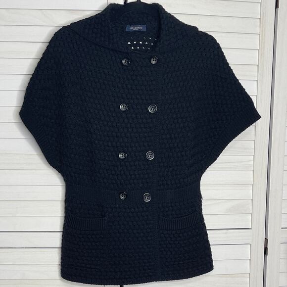 Piazza Sempione Black Knit Short Sleeve Sweater Size IT40/SM - Picture 7 of 11